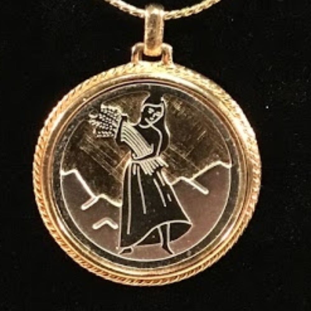 Virgo Zodiac Sign Necklace